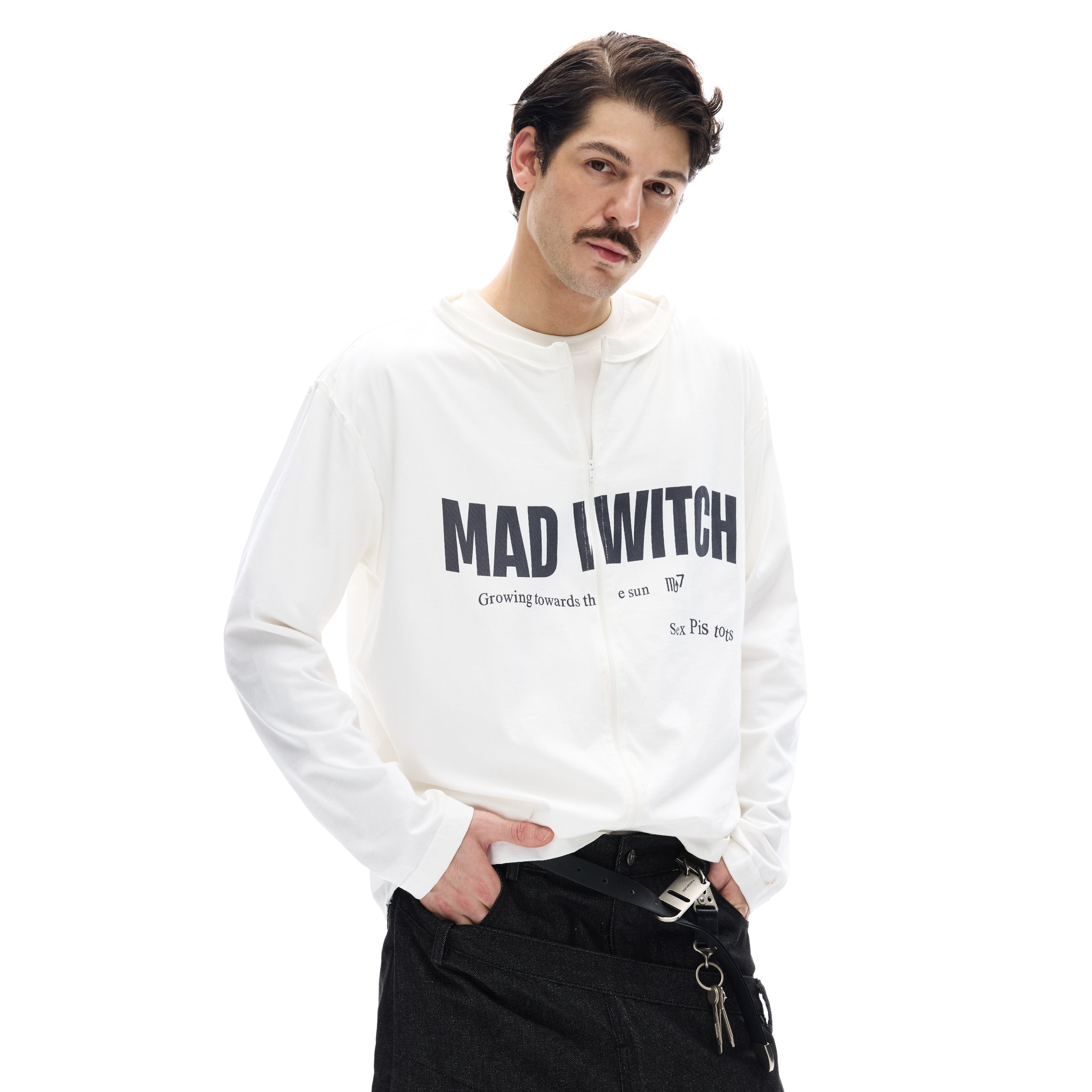 MADWITCH FAUX LAYER TEE #MK5102