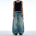 MADWITCH PEACE DOVE PRINT DENIM JEANS #CK9573