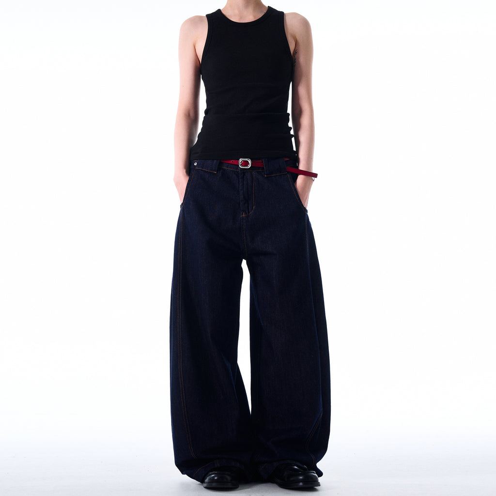 MADWITCH SIMPLE LOOSE-FIT JEANS #6480-1