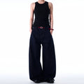 MADWITCH SIMPLE LOOSE-FIT JEANS #6480-1