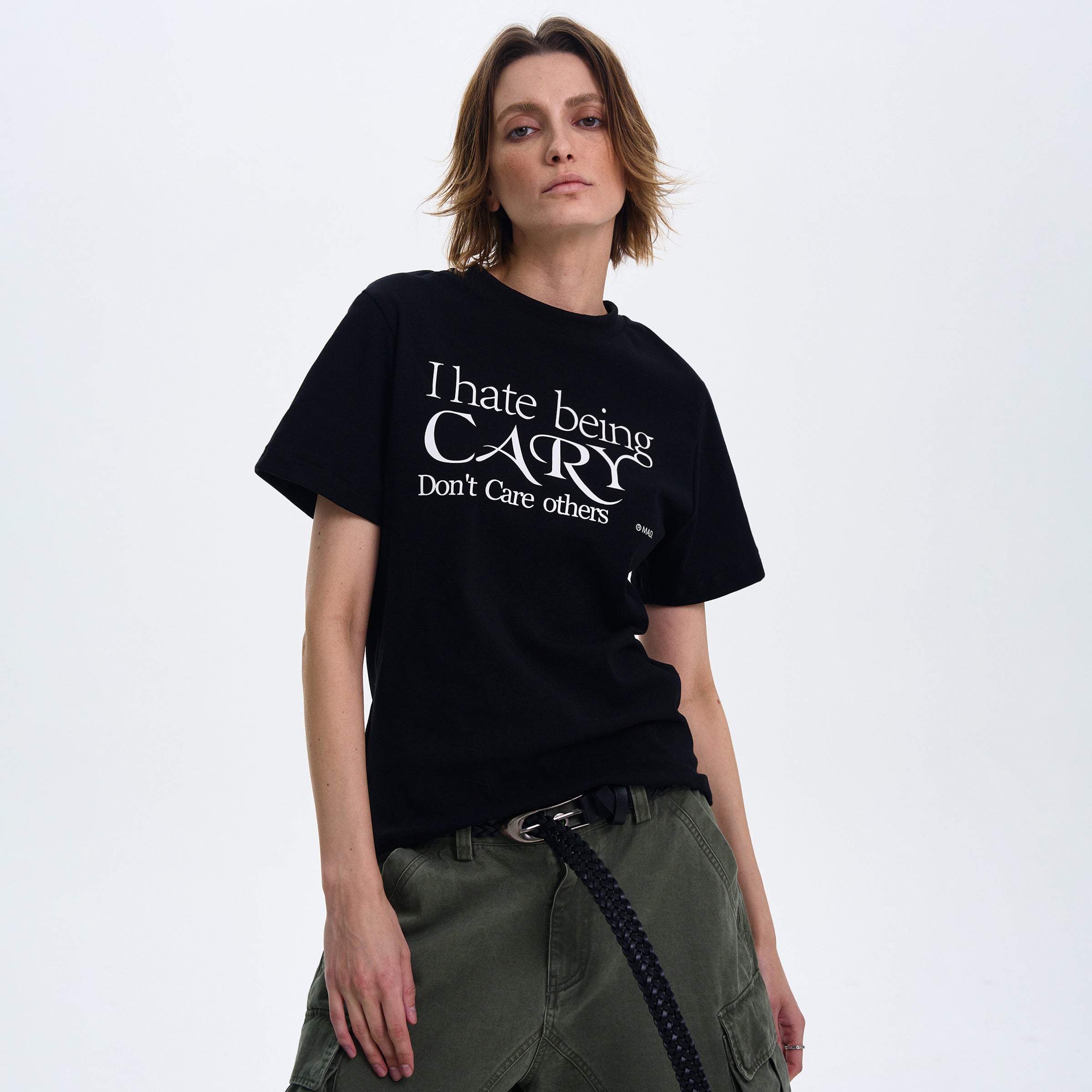 MADWITCH CREW NECK CASUAL SHORT-SLEEVE T-SHIRT #MD4125