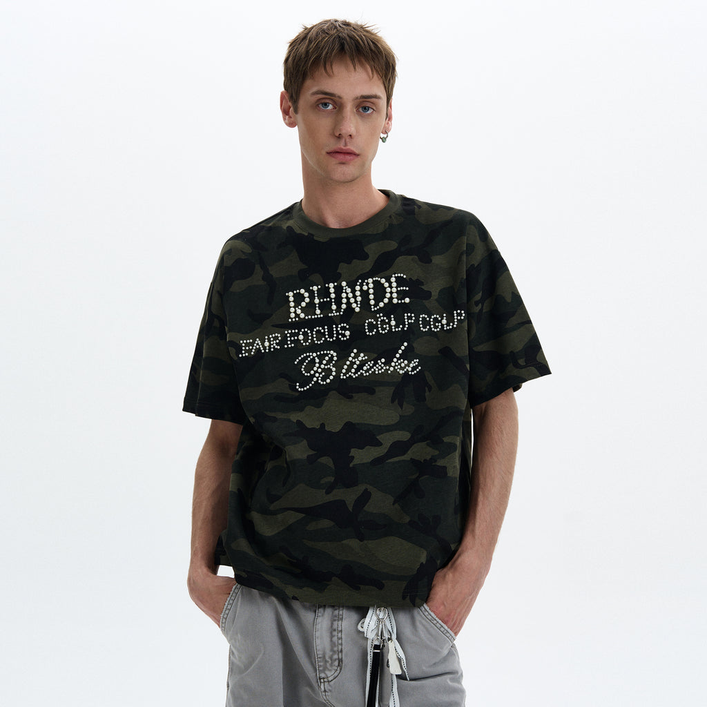 MADWITCH PEARL STUD TEE #L954