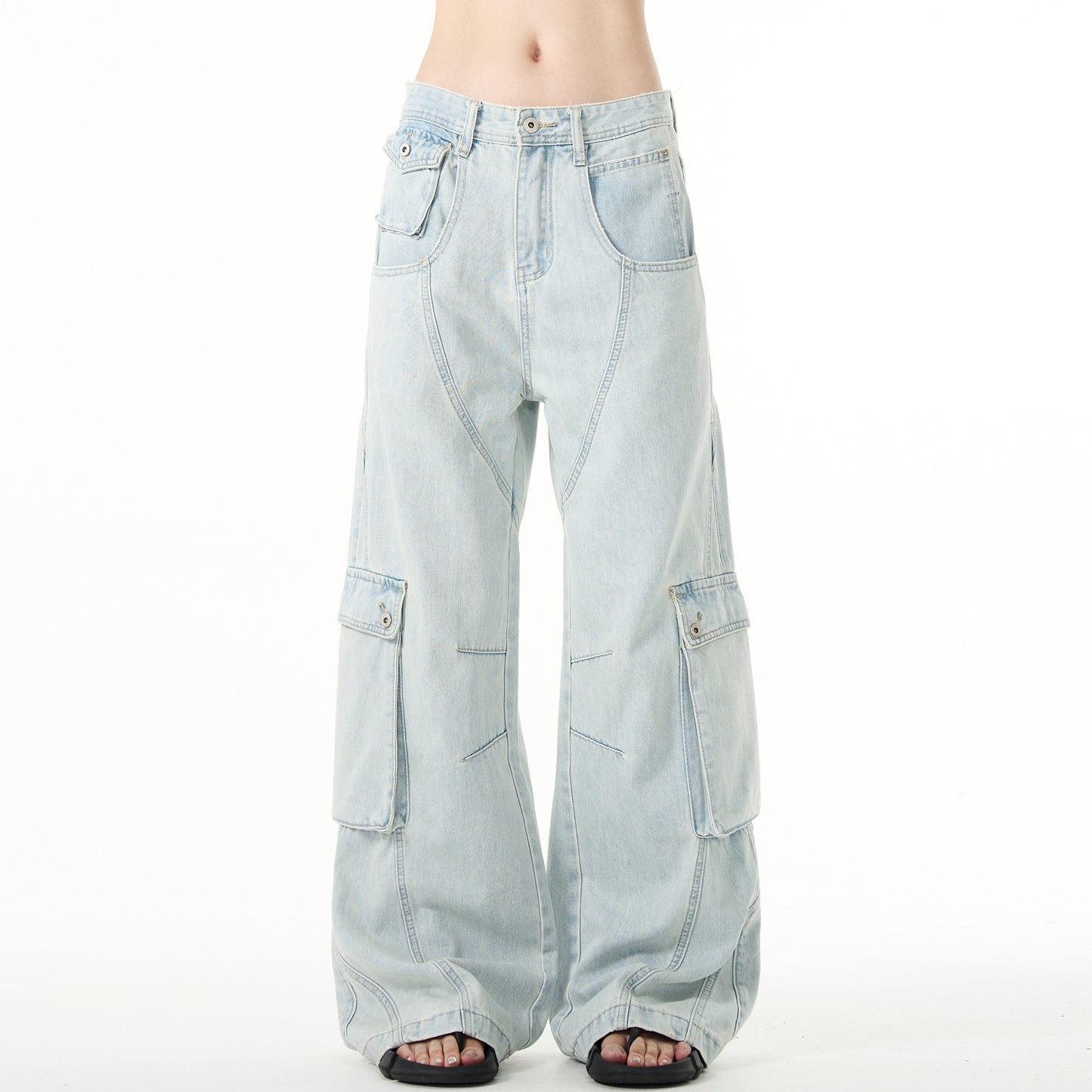 MADWITCH LIGHT WASH JEANS #K3302