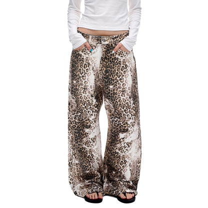 MADWITCH ARTISAN ANIMAL PRINT DENIM #DR6996