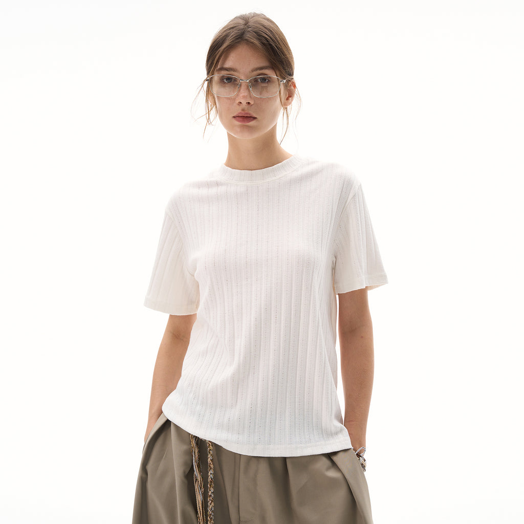 MADWITCH CLASSIC CREW KNIT TSHIRT #R2409