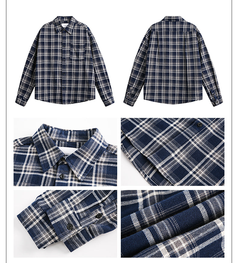 MADWITCH CLASSIC PLAID COAT #RC73