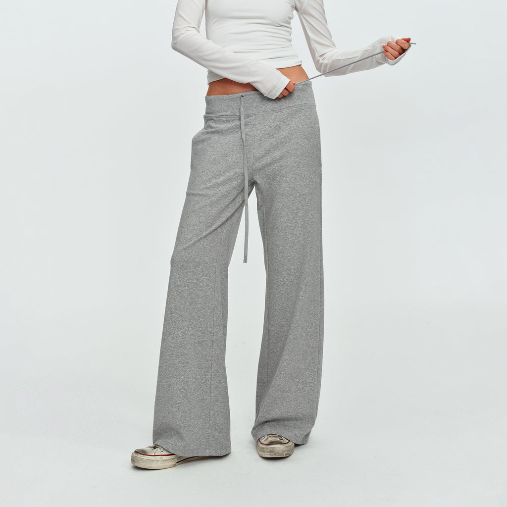 MADWITCH LYOCELL-BLEND FLARED CASUAL SWEATPANTS #CN61106