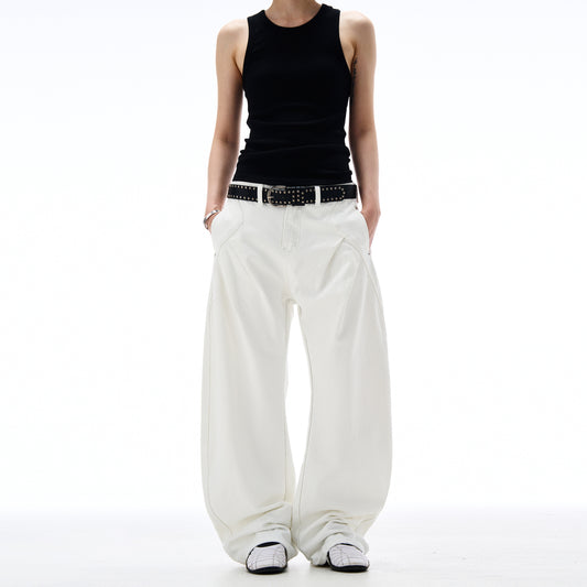 MADWITCH CLEANFIT PLEATED CARGO PANTS #AB1027