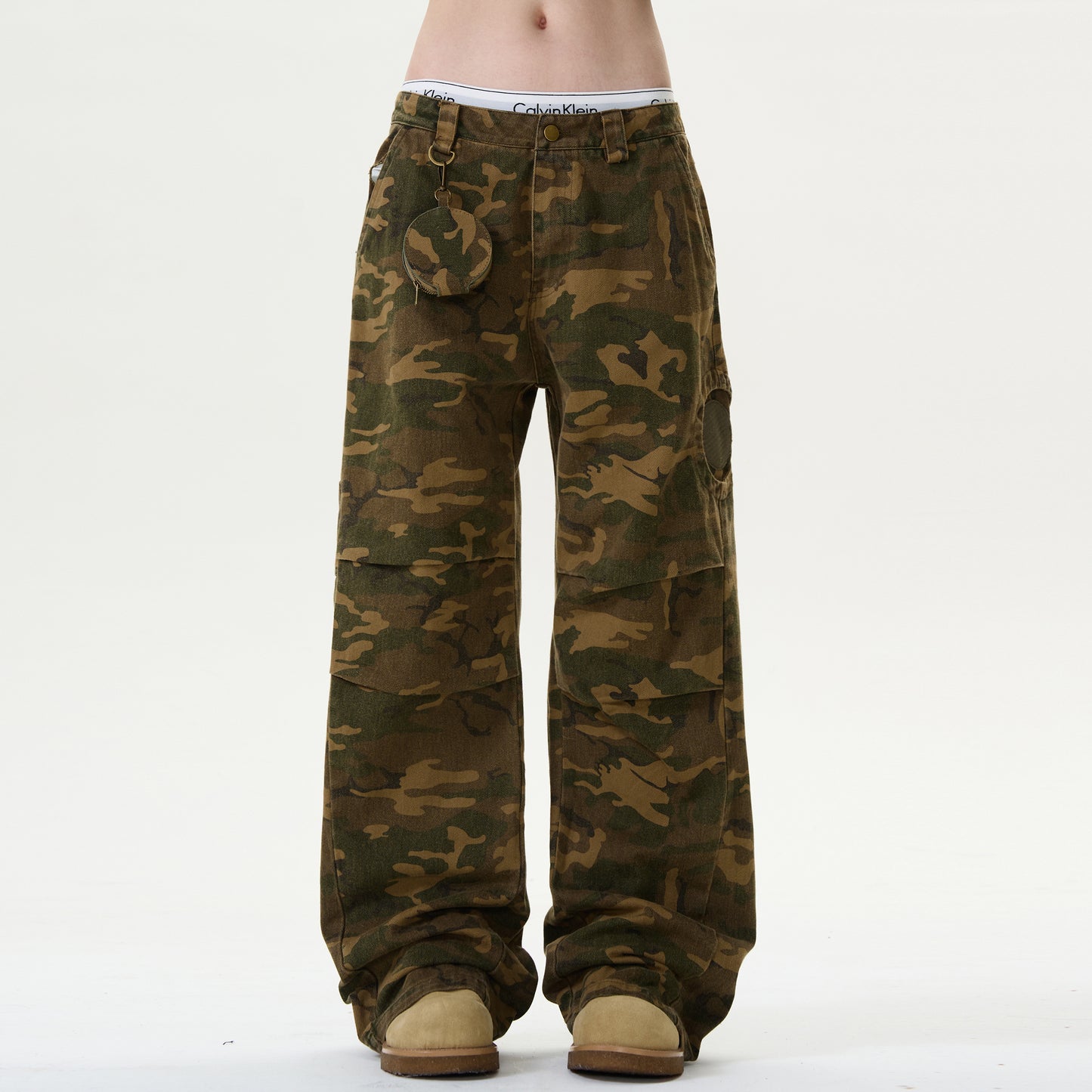 MADWITCH CAMOUFLAGE STRAIGHT LEG WORK PANTS #DCC808