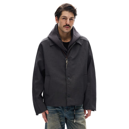 MADWITCH FAUX HOOD BLAZER #630021