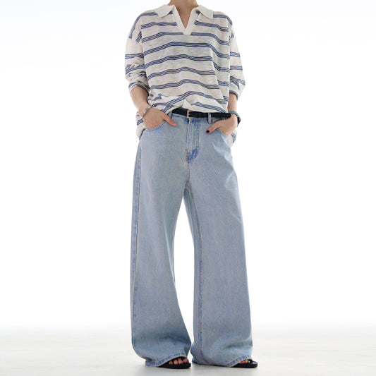 MADWITCH CLASSIC WASHED FLARE DENIM PANTS #CK3506