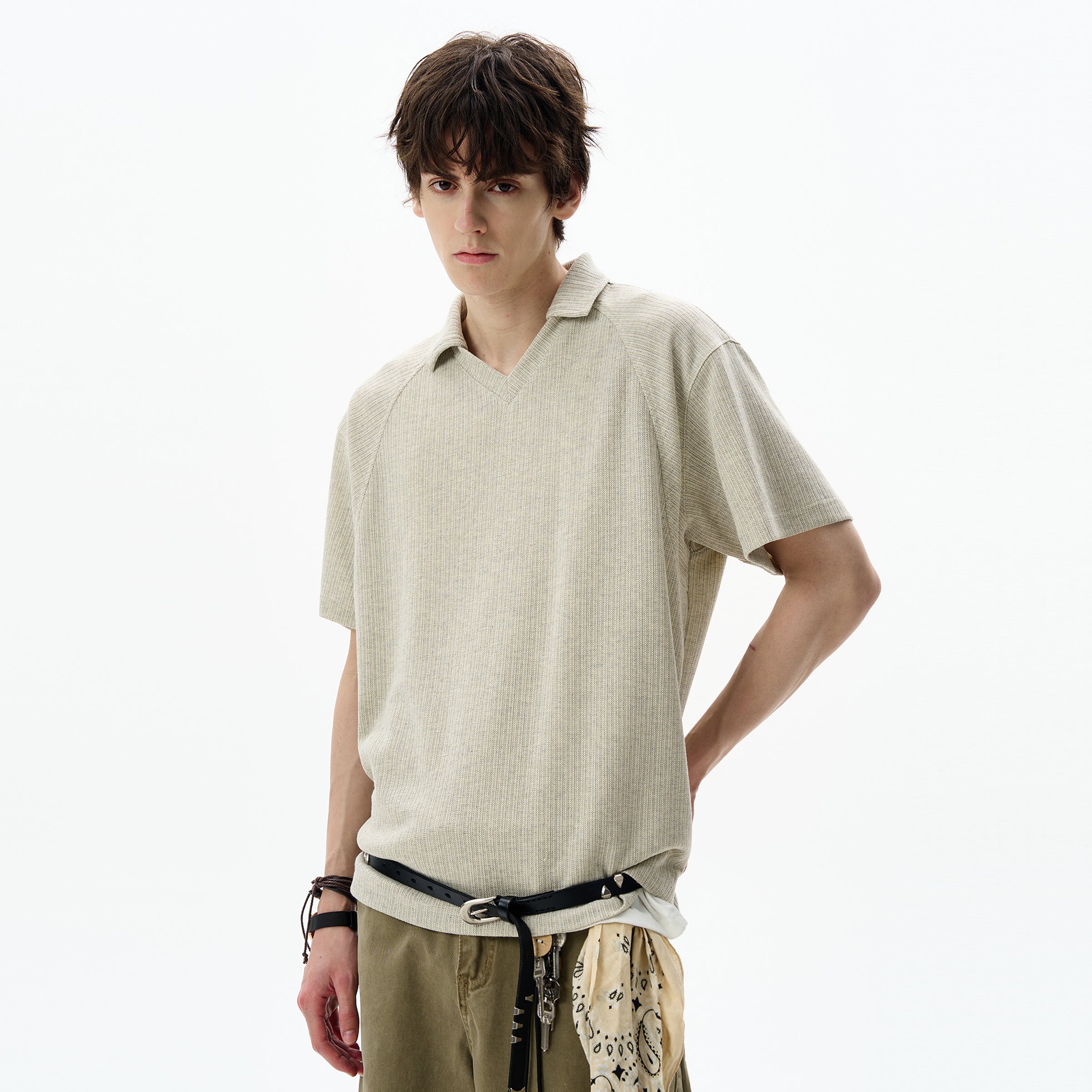 MADWITCH SOFT KNIT TEE #180825