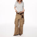 MADWITCH JELLYFISH PLEATED CARGO TROUSERS #A637