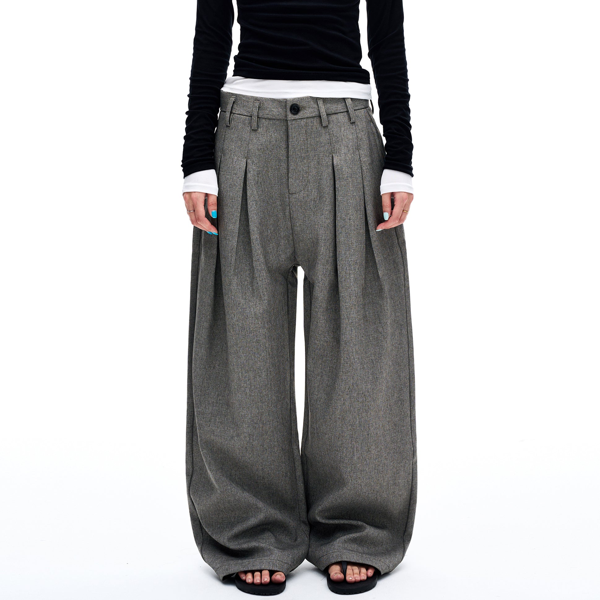 MADWITCH CLEANFIT DRAPED TROUSERS #CK6866