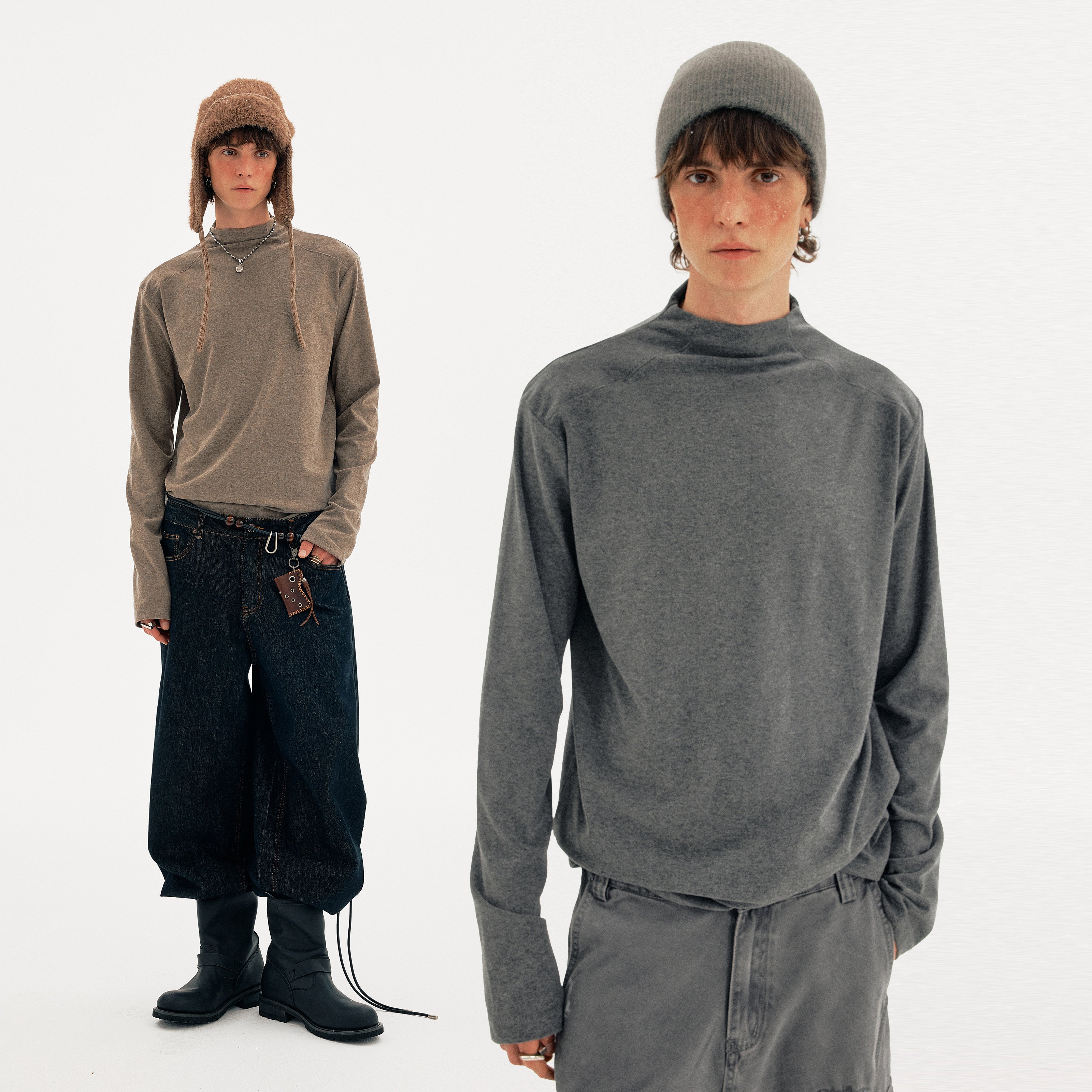 MADWITCH MID NECK KNIT #UTU029