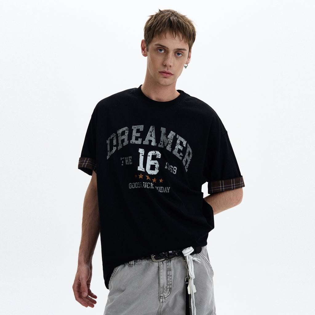 MADWITCH CONTRAST SLEEVE TEE #990511