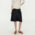 MADWITCH RAW DENIM CROP JEANS #G2071