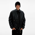 MADWITCH MINIMAL PU DOWN JACKET #YR002
