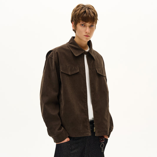 MADWITCH LAPEL SQUARE SHOULDER JACKET #C267Q25