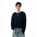 MADWITCH DISTRESSED KNIT SWEATER #81177
