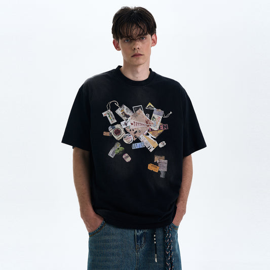 MADWITCH FUN GRAPHIC SHORT SLEEVE TEE #27335