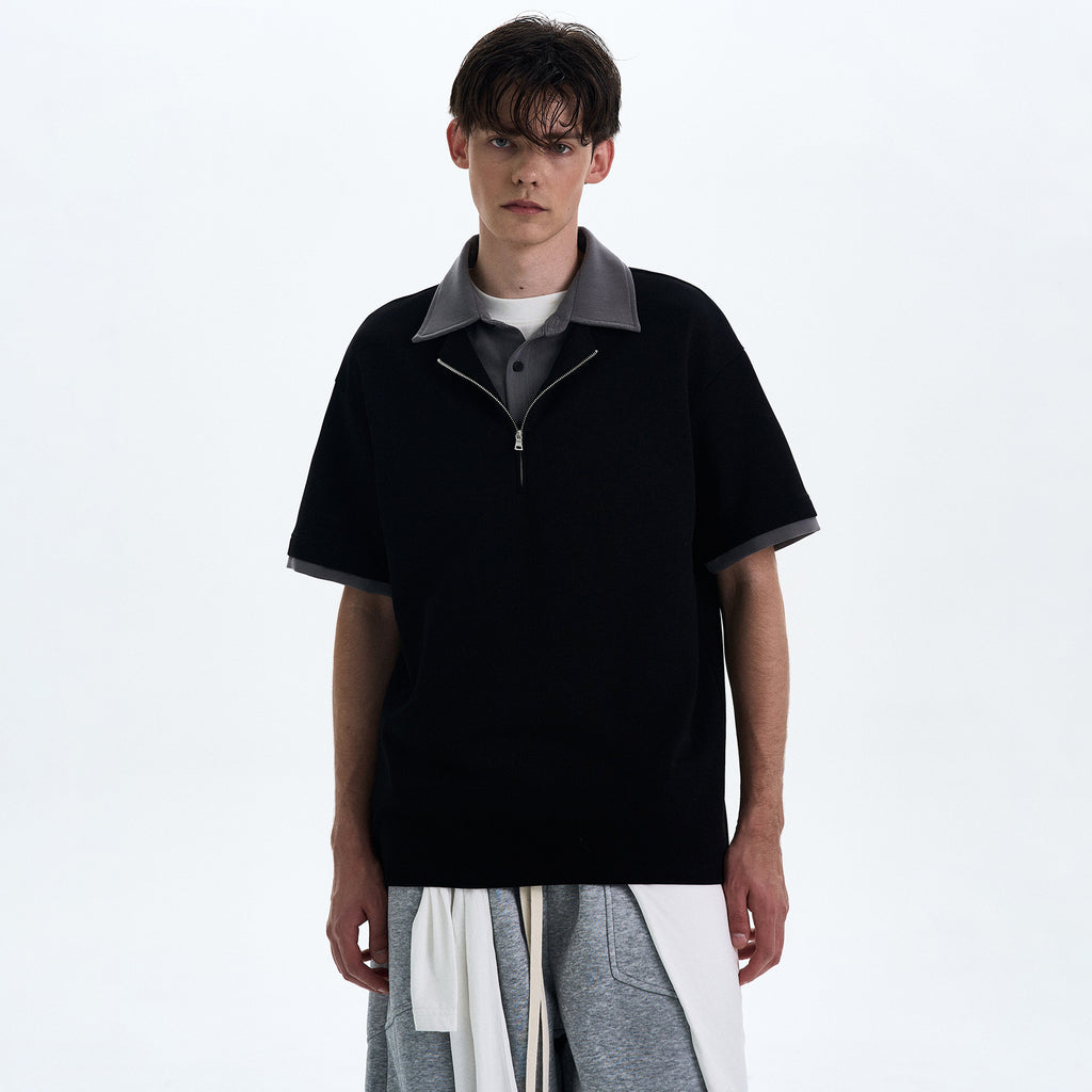 MADWITCH DOUBLE LAYERED T-SHIRT #C1766C25