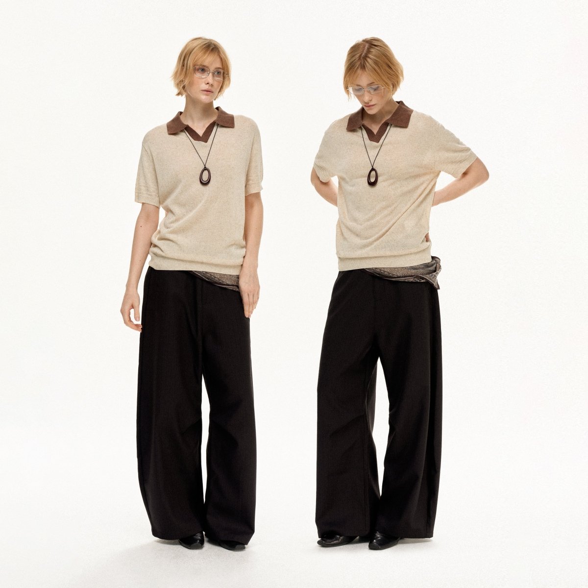 MADWITCH VINTAGE STRIPE WIDE TROUSERS CK6893 - MadWitch Store