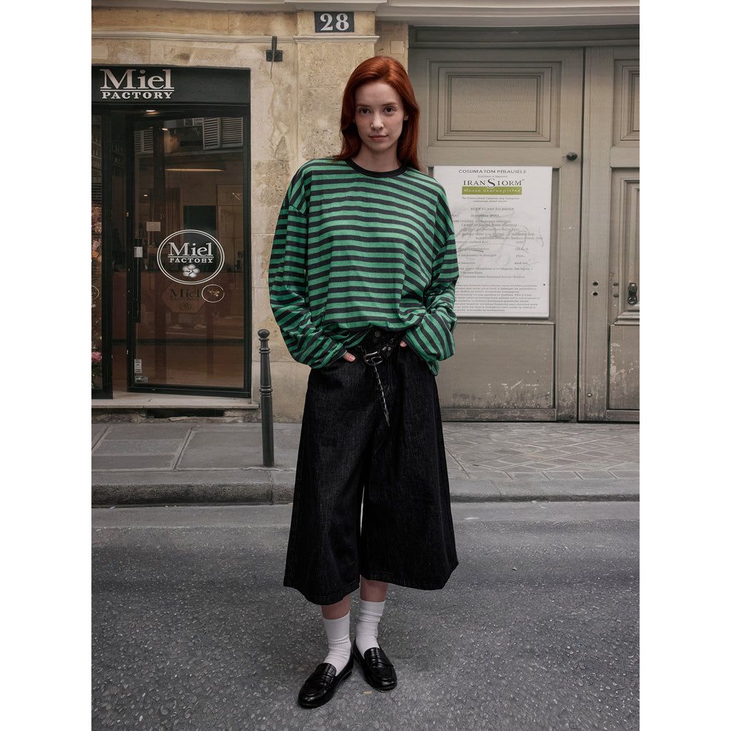 MADWITCH COLOR-BLOCK LINE TOP #G1826