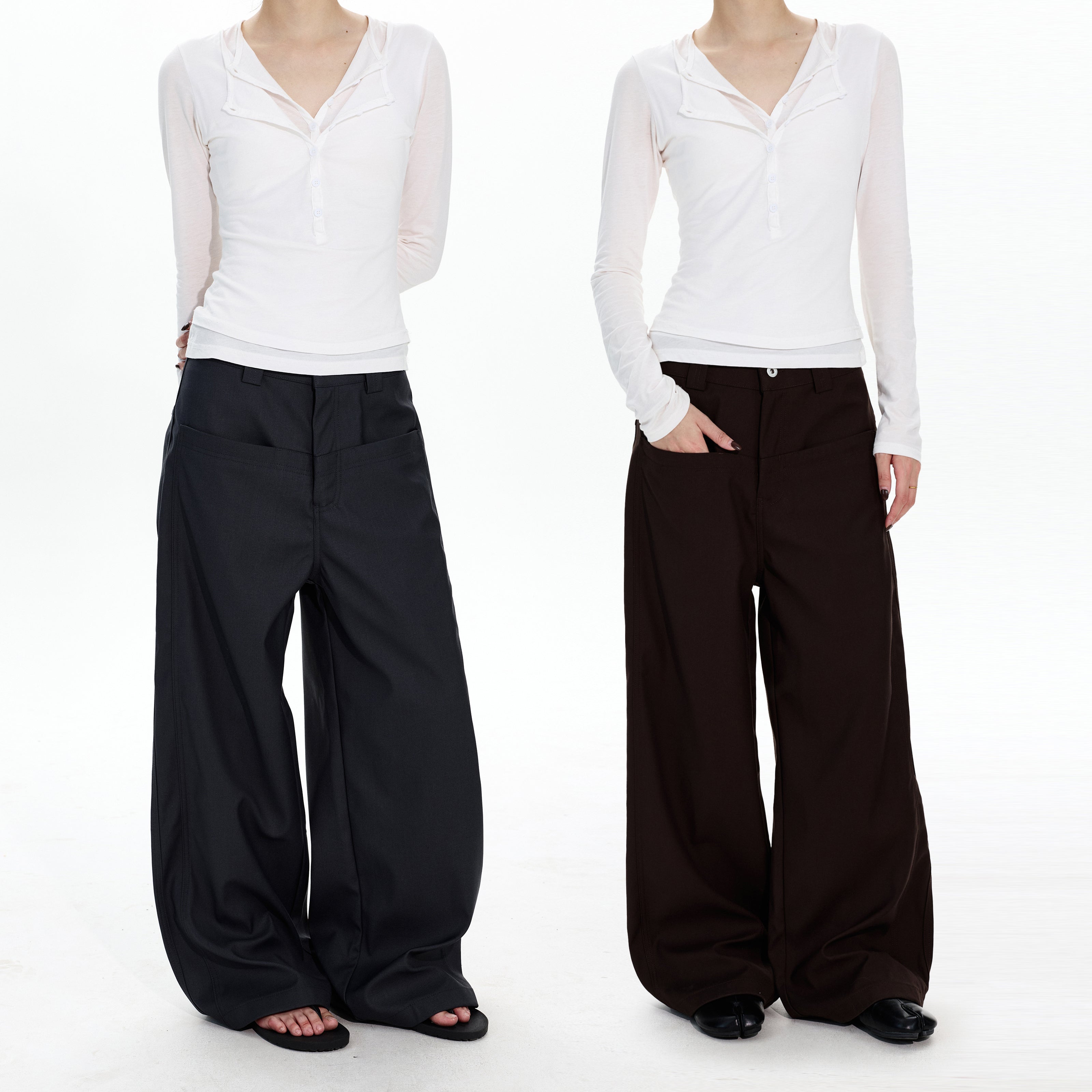 MADWITCH CLEAN STRAIGHT PANTS #CK6903