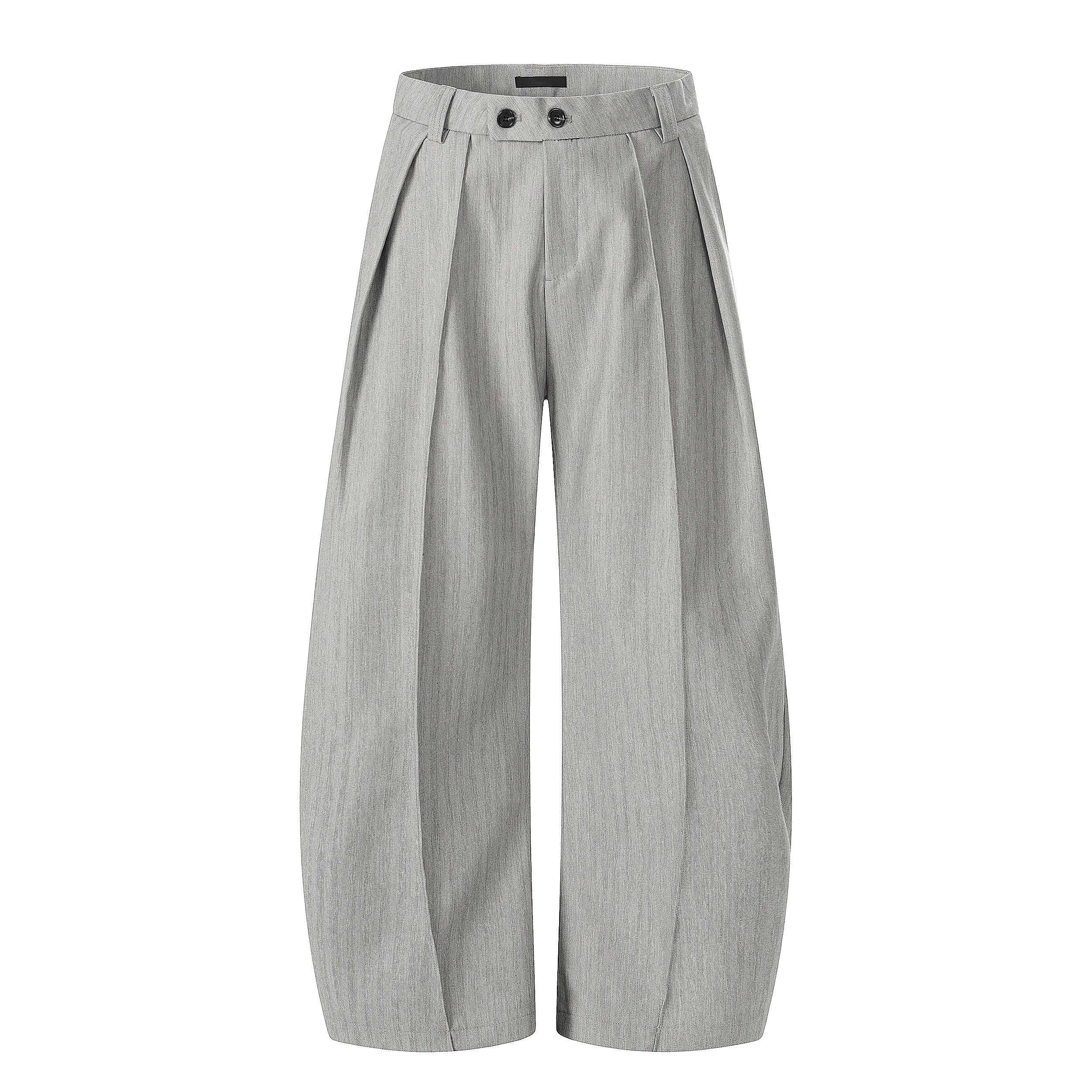 MADWIT DRAPED WIDE TROUSERS #CK6969