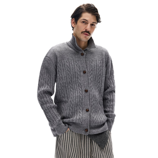 MADWITCH CABLE SLOUCH CARDIGAN #M10