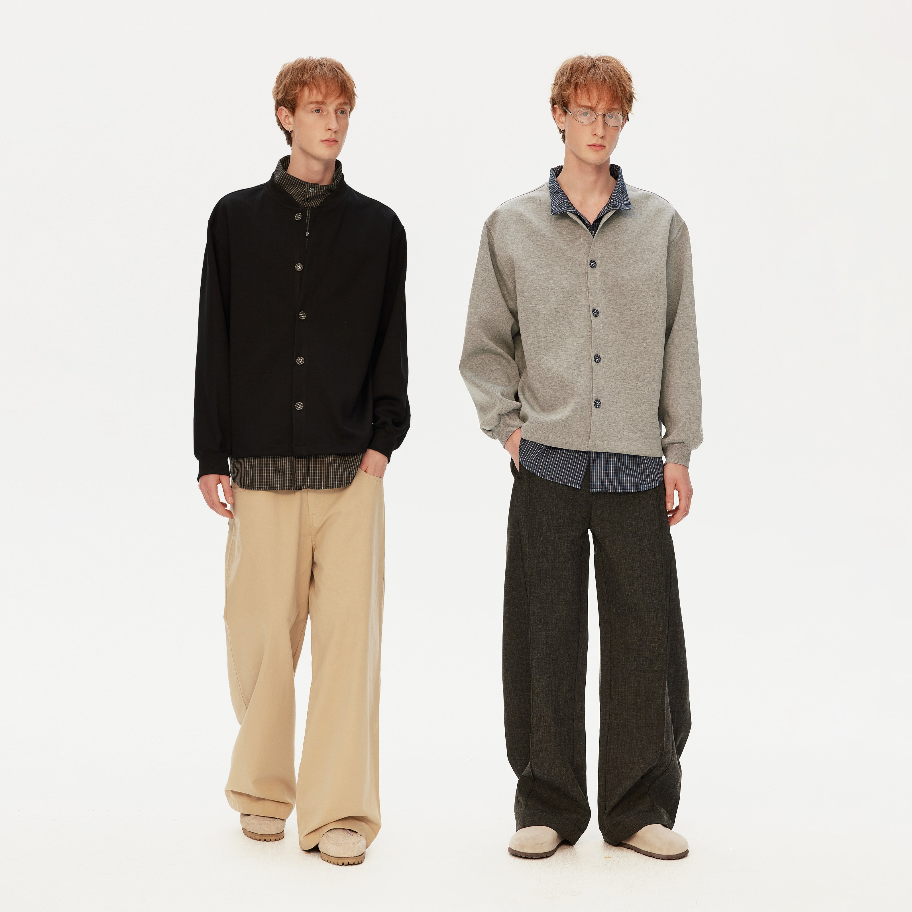 MADWITCH FAUX LAYER SHIRT JACKET #WY726