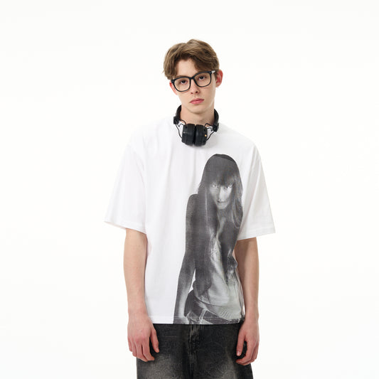 MADWITCH CHARACTER PRINT T-SHIRT #MD3333