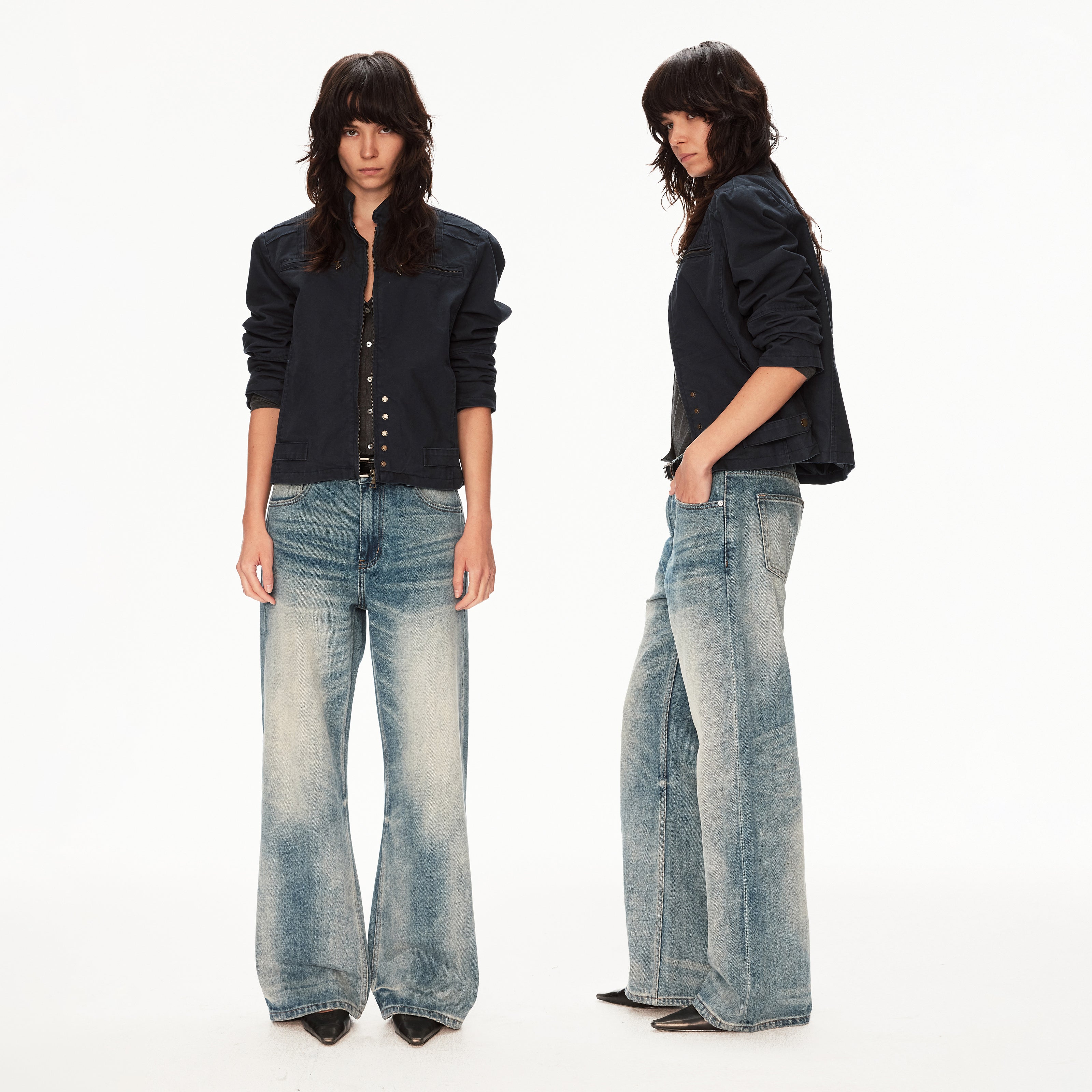 MADWIT FADED WASH JEANS #GP5555