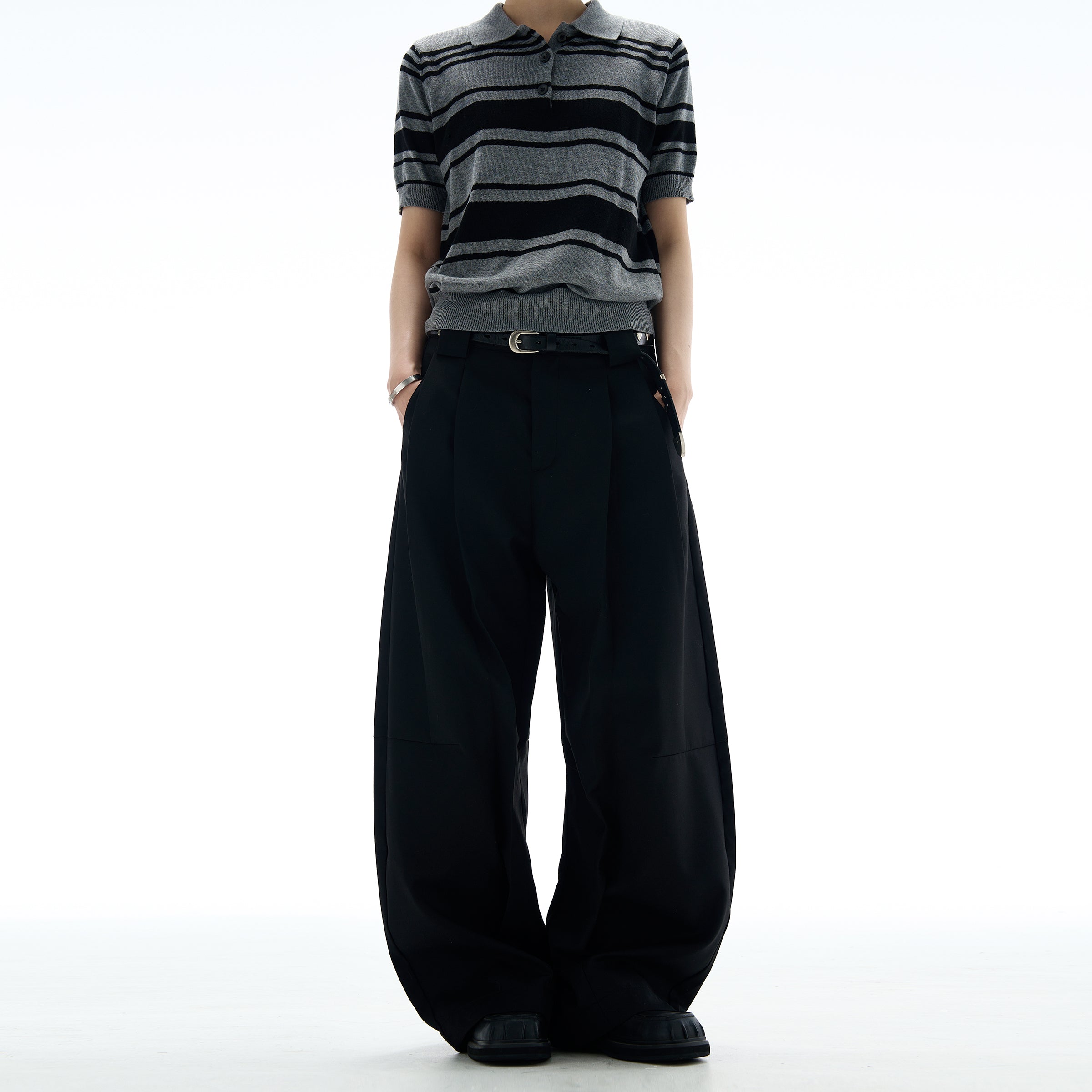 MADWITCH WIDE LEG BAGGY SUIT PANTS #CK6680