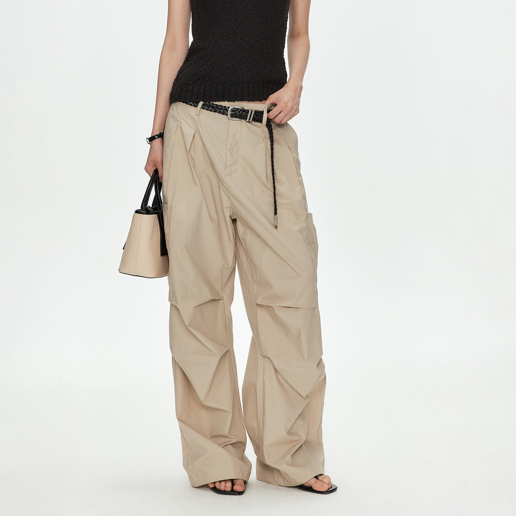 MADWITCH LYCELL BLEND LOOSE CARGO PANTS #CK61015
