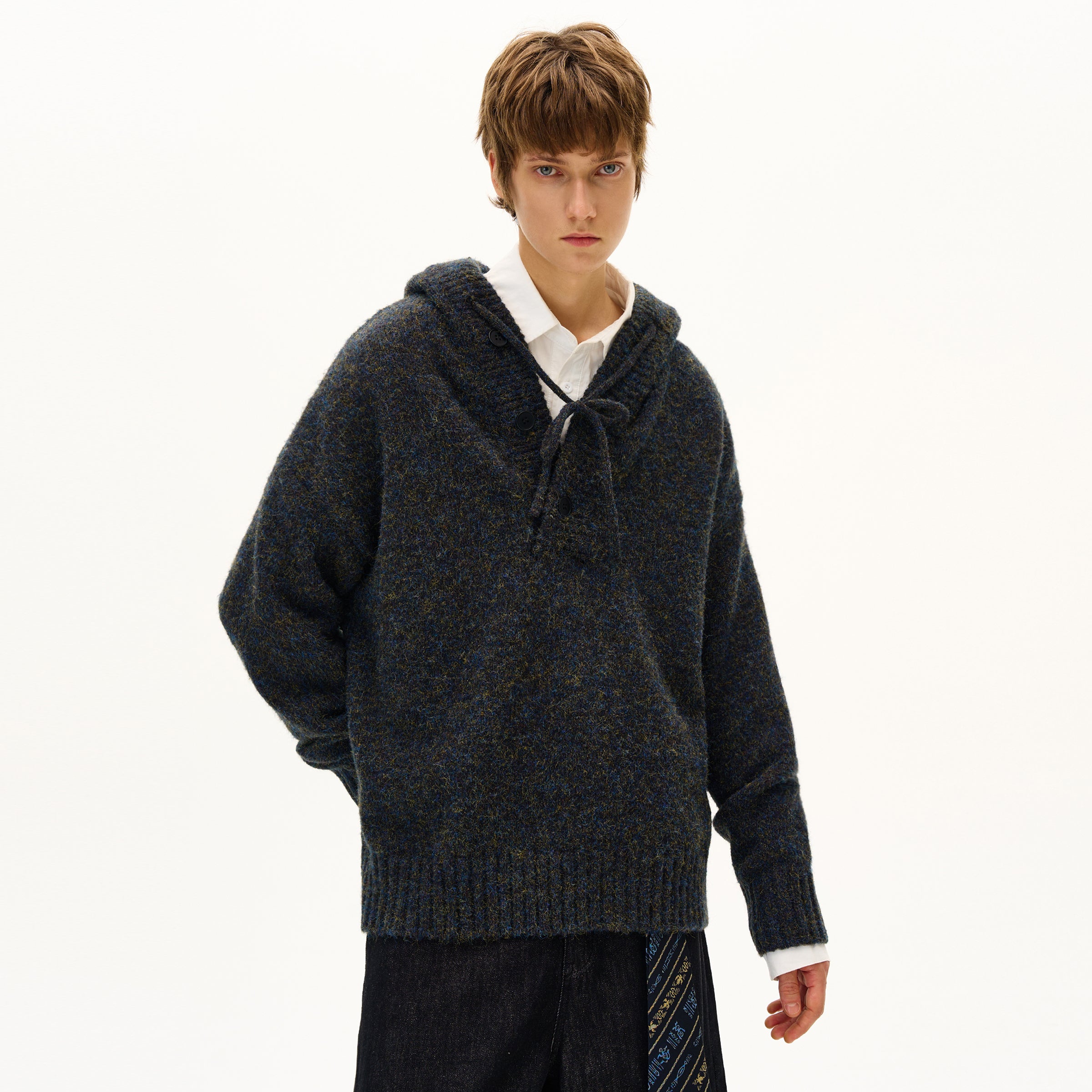 MADWITCH MOOD HOODED KNITWEAR #JY010
