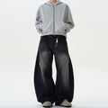 MADWITCH DIRTY SPRAY WIDE-LEG DENIM JEANS #CK9373