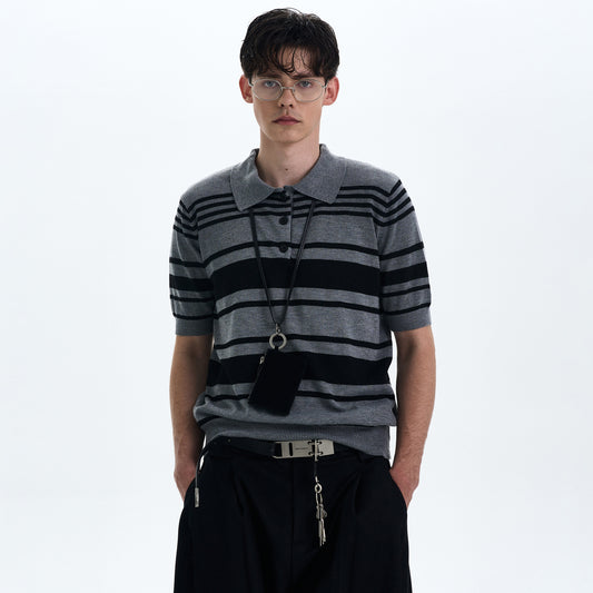 MADWITCH POLO KNIT SHORT SLEEVE TEE #27320