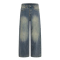 MADWITCH VINTAGE WASHED WIDE LEG JEANS #CK5576