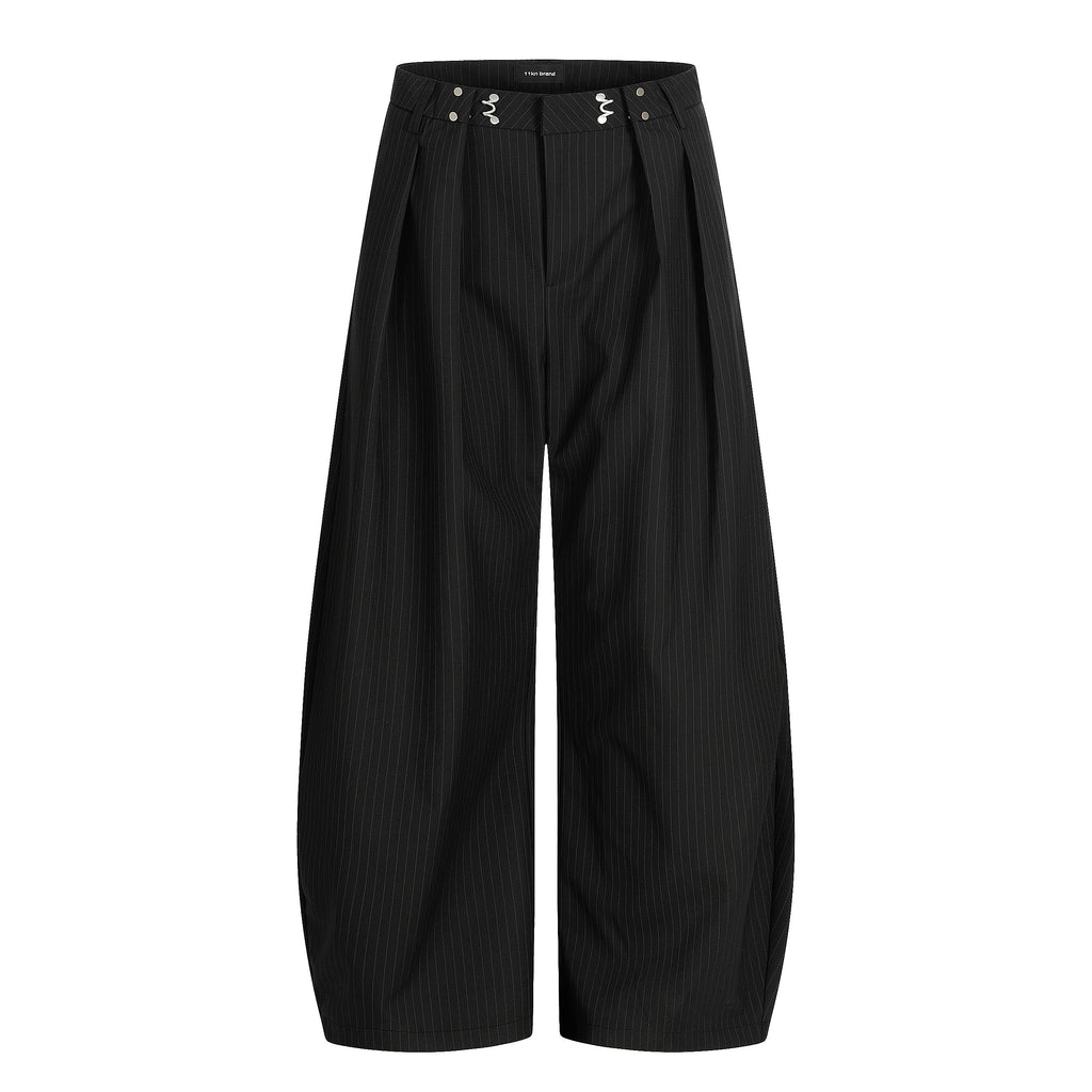 MADWITCH VINTAGE STRIPED WIDE PANTS #CK6857