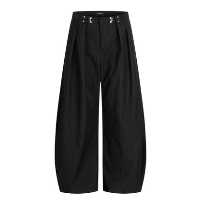 MADWITCH VINTAGE STRIPED WIDE PANTS #CK6857