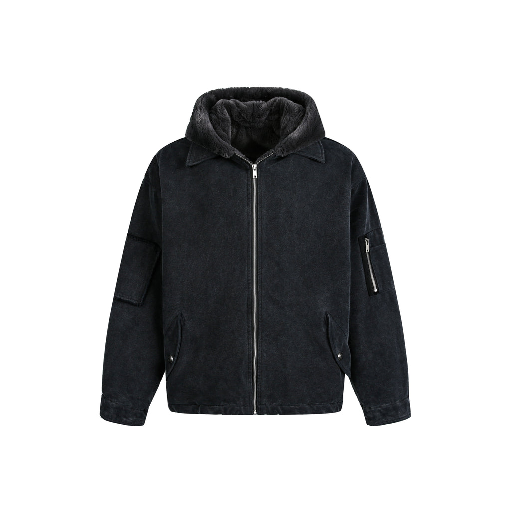 MADWITCH FAUX HOOD PARKA #MY128
