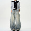MADWITCH WASHED WIDE-LEG PANTS #58218