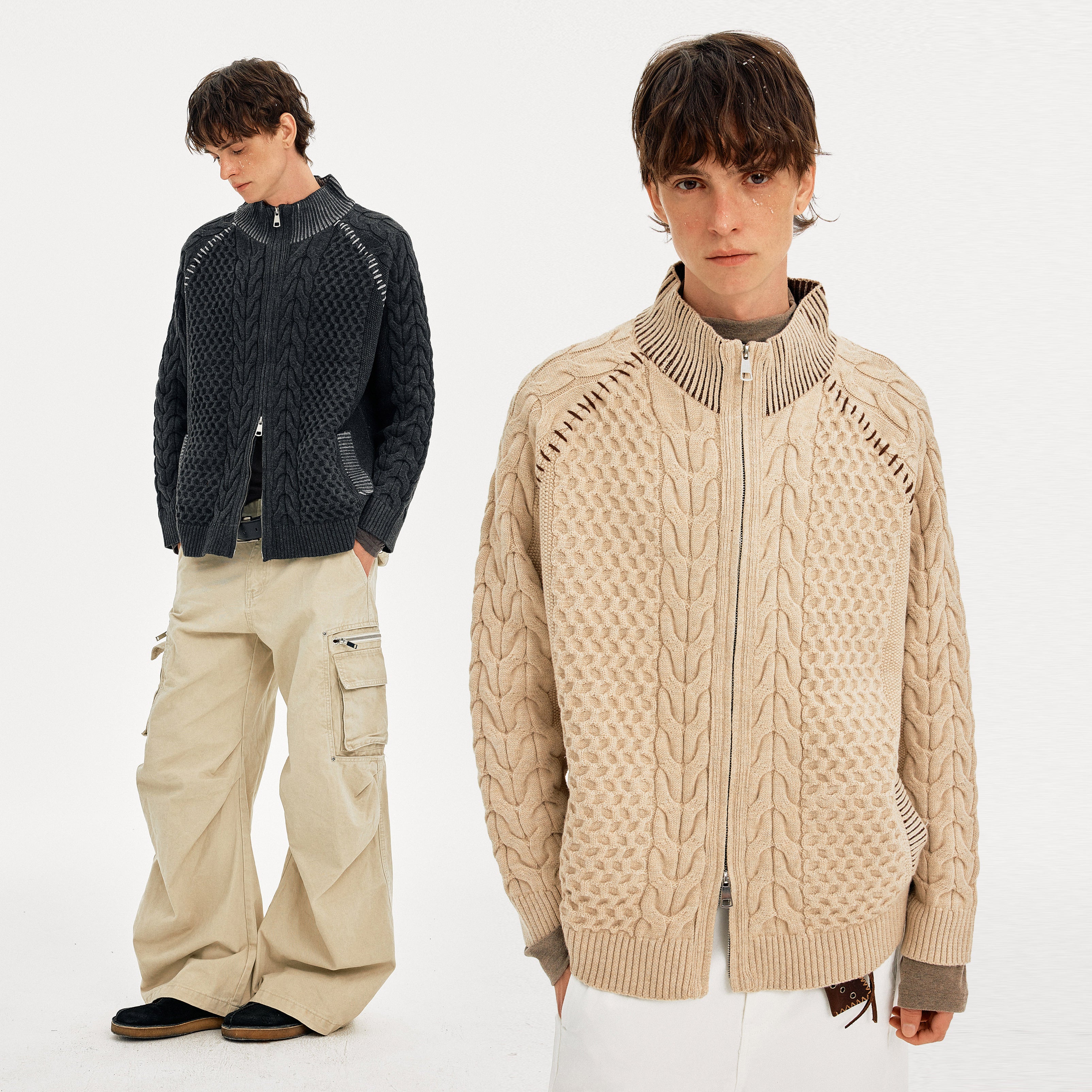 MADWITCH STITCH TWIST STAND KNIT #M153