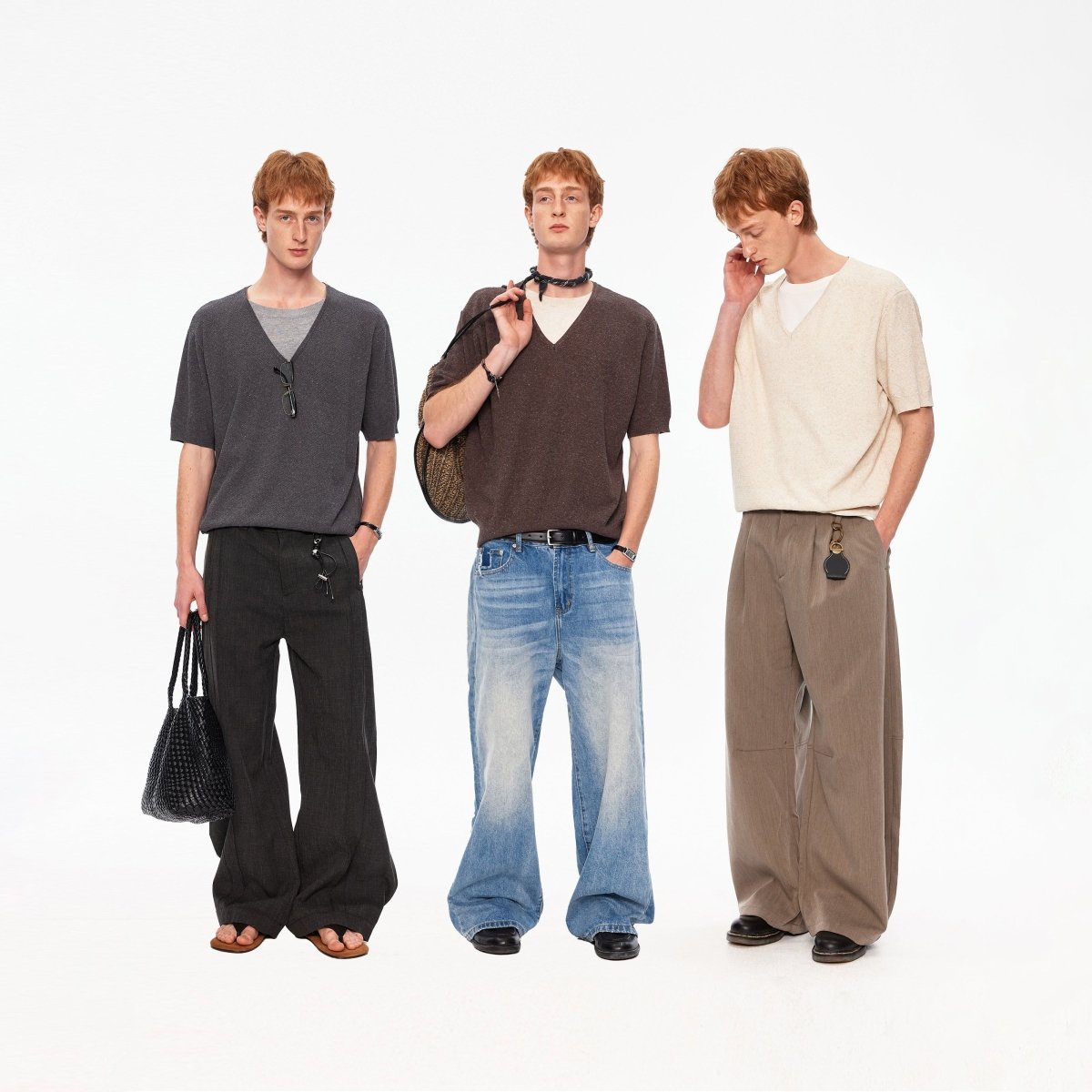 MADWITCH VINTAGE LINEN TENCEL TEE #68606 - MadWitch Store