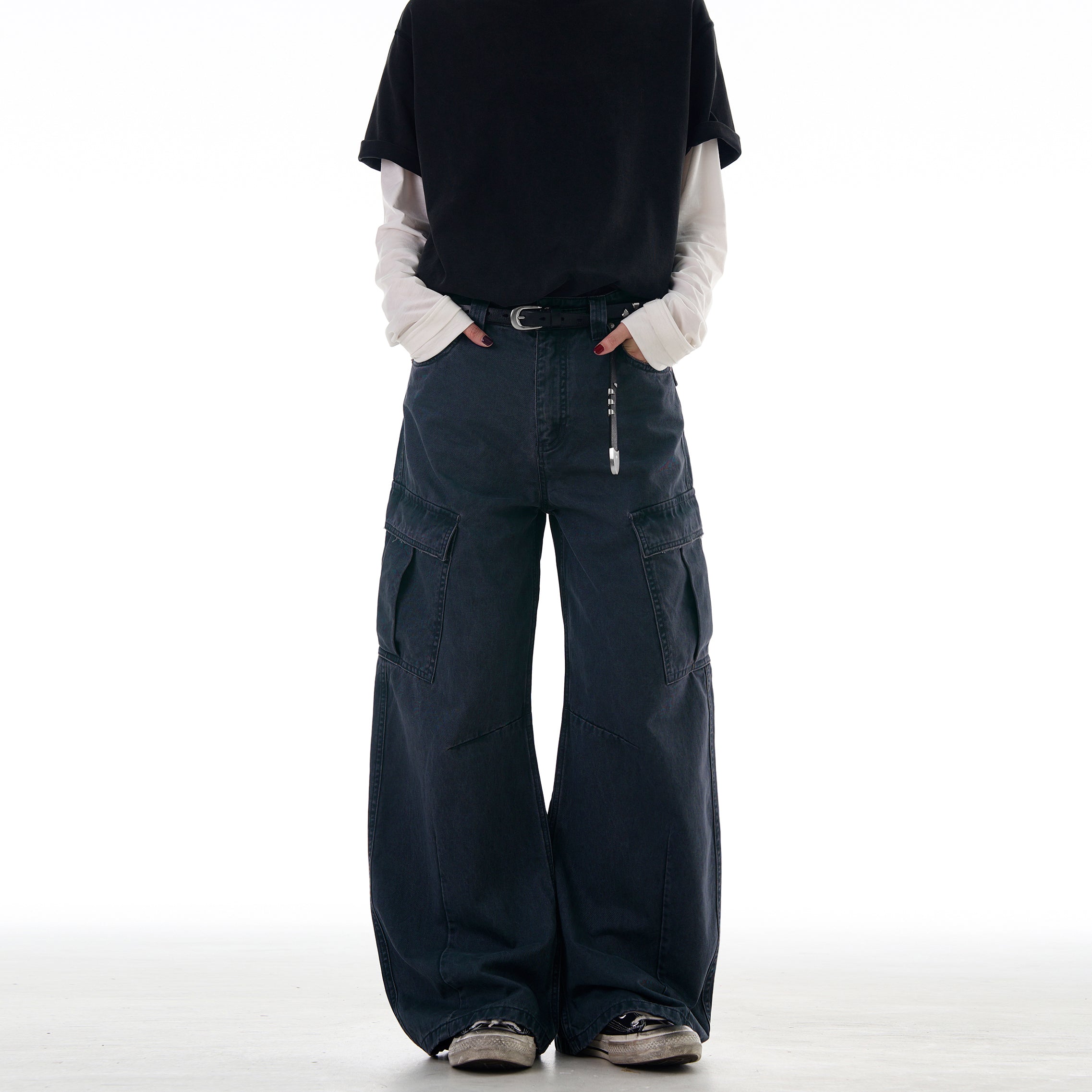 MADWITCH BAGGY VINTAGE CARGO PANTS #A605