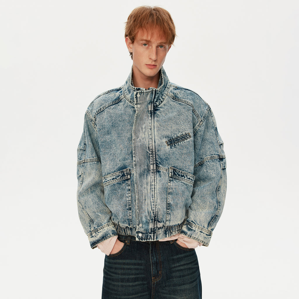 MADWITCH FADED DECONSTRUCTED JACKET #Z2711