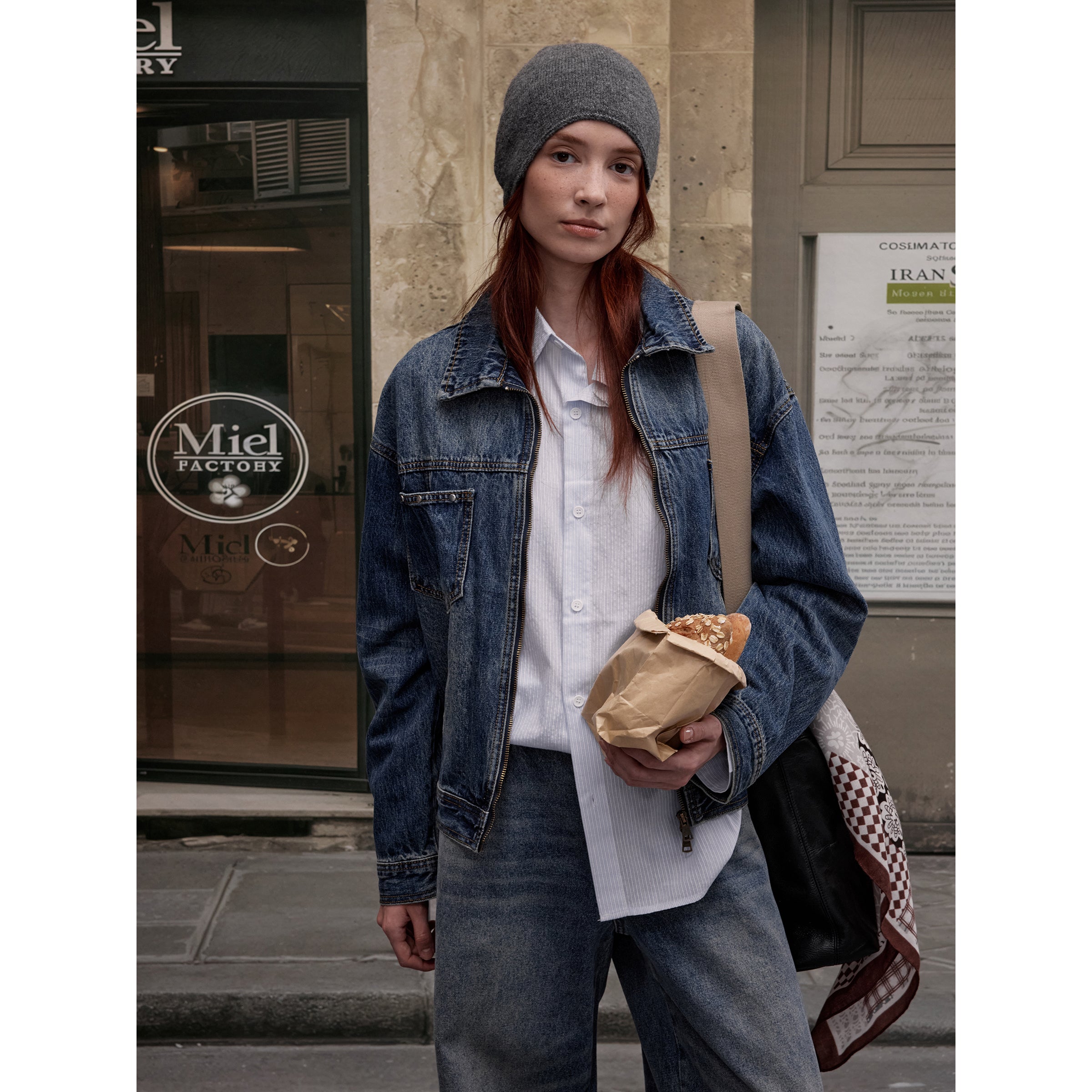 MADWITCH DISTRESSED DENIM JACKET #AB1086