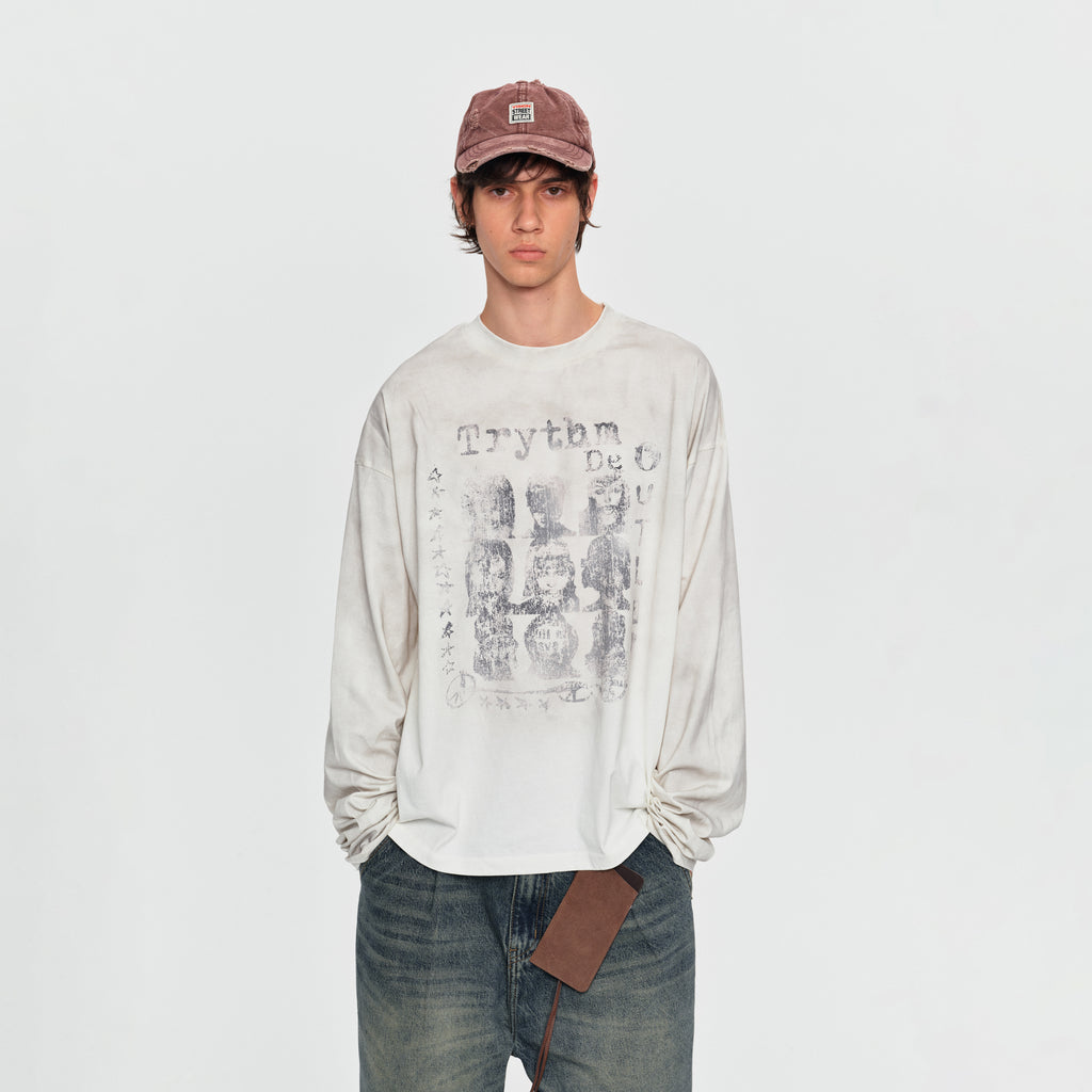 MADWITCH VINTAGE PORTRAIT GRAPHIC TEE #27553